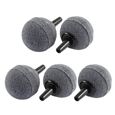 Imagem de Pedras de ar difusor de bolhas cilíndricas para aquário Ferramenta de liberação de difusor de 2,3 cm para bombas de ar nano baldes pequenos e tanques de peixes, 5 peças (5P)