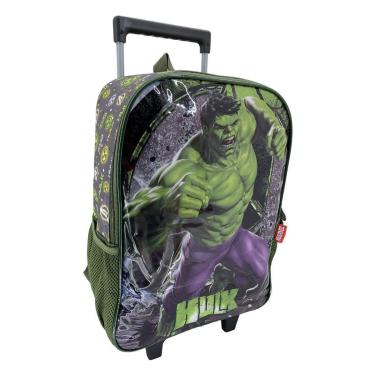 Imagem de Mochila De Rodinhas Hulk 39575 - Juvenil-Masculino