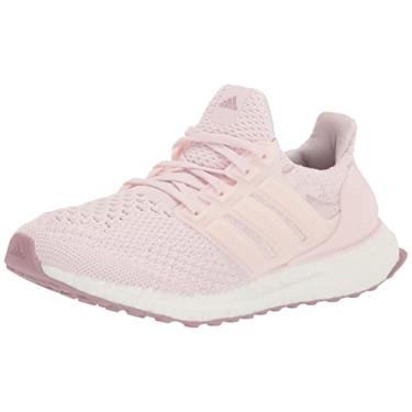 Imagem de adidas Ultraboost 5.0 DNA Tênis de corrida feminino, quase rosa/quase rosa/malva mágico, 42