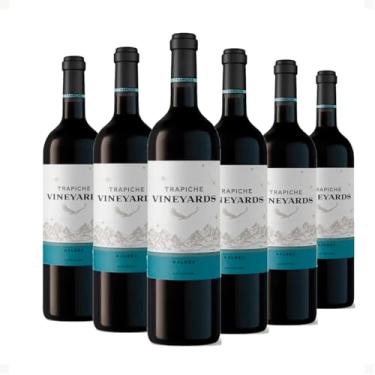 Imagem de Kit 6 Vinhos Trapiche Vineyards Merlot, Vinho Argentino, Uva Merlot