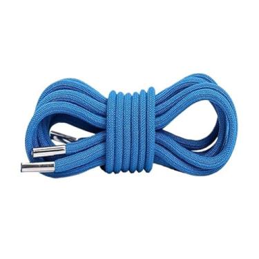 Imagem de Elastic Laces Sneakers For Sport Shoelaces Rubber Band For Casual Shoes Outdoor Leisure Round Shoestring Accessories(Royal blue)