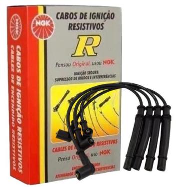 Imagem de Jogo Cabo Vela Palio/palio Weekend 1.0/1.4 8v 04/12 - NGK, Preto