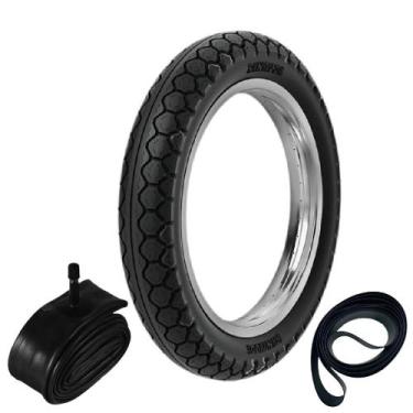 Imagem de Pneu Cg 125 Cg 150 Ybr 125 Yes 125 275-18 48p Pd29 Rinaldi + Câmara + 