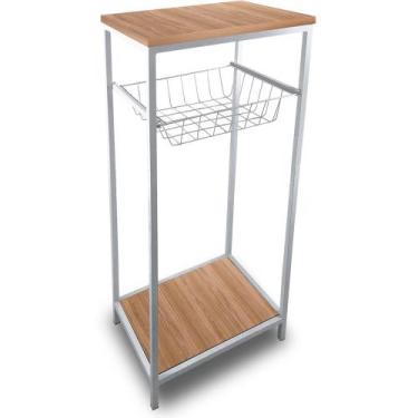 Imagem de Suporte para Bebedouro Galão de Água Vancouver Branco - Genus Móveis