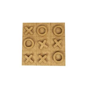 Imagem de Brinquedo Jogo Da Velha Interativo De Compensado Montessori - Topmixsh