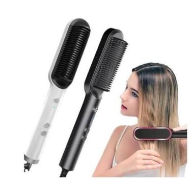 Imagem de Escova De Cabelo Alisadora Elétrica Cerâmico - Monac