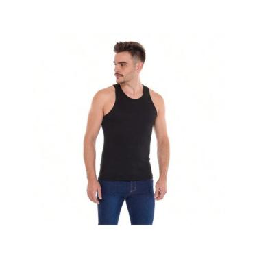 Imagem de Regata Masculina Americana Gringa - EXECUÇÃO JEANS, Preto, M