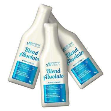 Imagem de Kit 03 Escova Blend Absoluto Anti Frizz Profissional Beleza