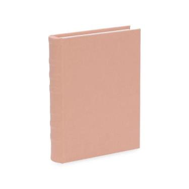 Imagem de Livro-caixa em mdf com revestimento em pu rose mart