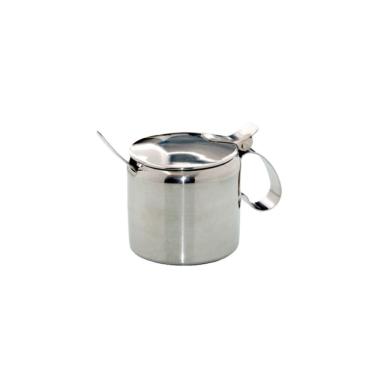 Imagem de Açucareiro Com Tampa E Colher 300 Ml Inox - Ad