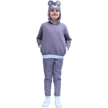 Imagem de ISABB, Conjunto Moletom Urso Com Touca Máscara - Isabb Tamanho:BEBÊ - P - 2 A 4 MESES
