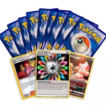 Imagem de 50 Cartas Pokémon Originais + 2 Cartas Brilhantes - COPAG