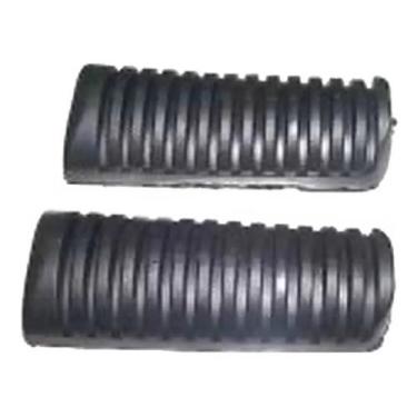 Imagem de Par Borracha Da Pedaleira 2 Peças Yamaha Fazer 250 Dianteira - Mmb/Brv