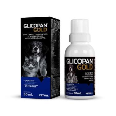 Imagem de Glicopan Gold Suplemento de Vitaminas para Pets Vetnil - NoBrand