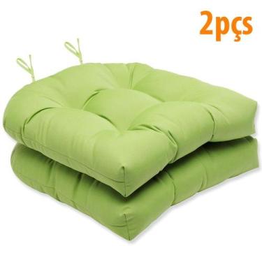 Imagem de Almofada Para Cadeira Futton Solid 40x40cm - 2pçs - FASTLAR, *Verde cl