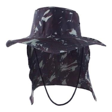 Imagem de Chapéu Australiano Pescador Com Proteção De Nuca Várias Cores - 1608, 