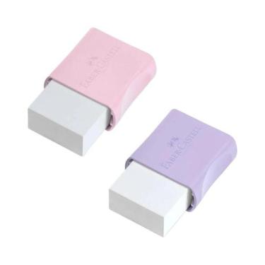 Imagem de Borracha Faber Castell Max Tons Pastel Neon Preta Branca Unidade/Kit -