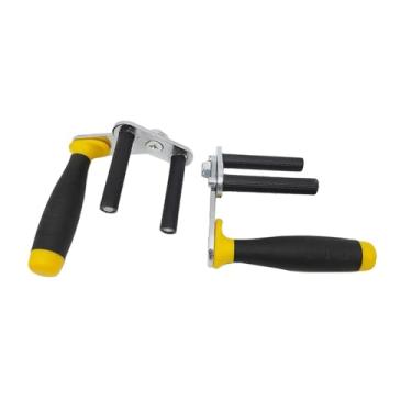 Imagem de Gralara Alça de transporte para elevador de placa de gesso, alça de borracha prática, pinça de drywall estável, ferramenta de transporte de ladrilhos para