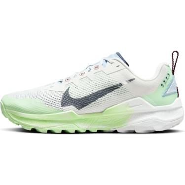 Imagem de Nike Tênis de corrida masculino React Wildhorse 8, Summit Branco Trovão Azul Vapor Verde, 40