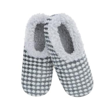 Imagem de Snoozies Meias femininas – Arlequim femininas, Cinza, Small