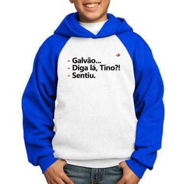 Imagem de Moletom Infantil Galvão... Diga lá, Tino! Sentiu. - Foca na Moda, Bran