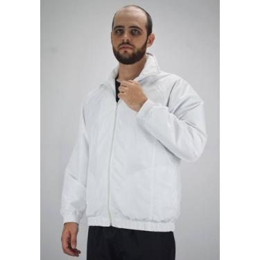 Imagem de Jaqueta Casaco Branco Tactel Microfibra Unissex Butu Biru, Branco, G