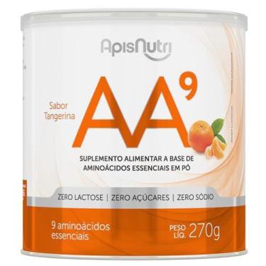 Imagem de AA9 - Aminoácidos Essenciais 270g Tangerina - ApisNutri