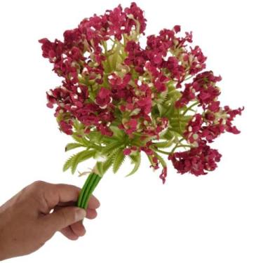 Imagem de Buquê Flores Artificiais Pink - Carmella Presentes, 30cm