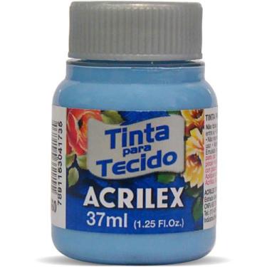 Imagem de Tinta para Tecido Fosca 37ML Azul Caribe - Acrilex