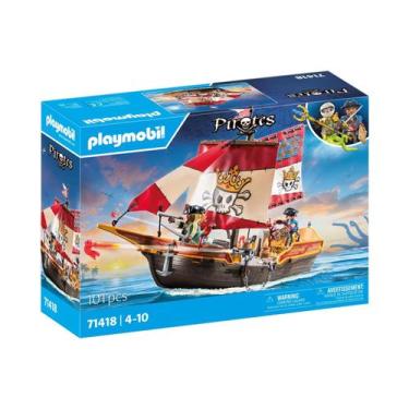 Imagem de Playmobil - pirates - navio pirata - 71418 - Sunny Brinquedos
