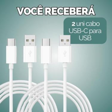 Imagem de Kit Cabo Carregador Turbo 1 Metro Usb Fonte Usb-C - Escolha Seu Kit - 