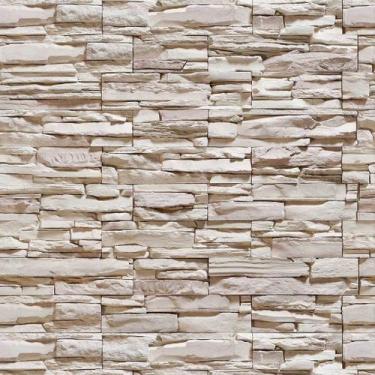 Imagem de Papel De Parede Pedra Canjiquinha Tons Cinza - 3,00x0,50m - DEKAL DECO