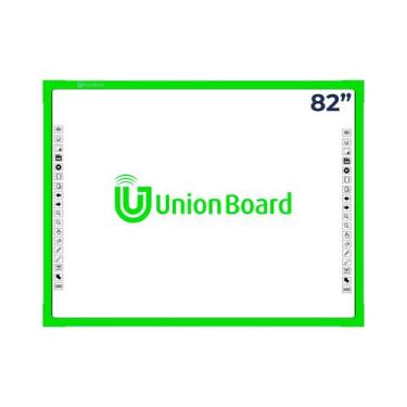 Imagem de Quadro touchscreen unionboard color verde 82 polegadas