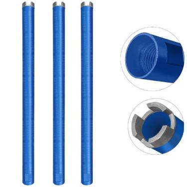 Imagem de Kit 3 Brocas Serra Copo Coroa Diamantada 32mm X 450mm M-22 - SUZER, Br