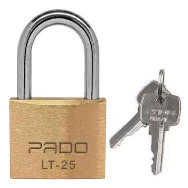 Imagem de Cadeado em Latão LT 25 C/ 2 Chaves - Pado