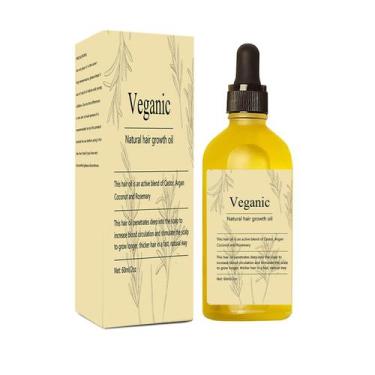 Imagem de Óleo de Crescimento Capilar Kisinly Veganic Rosemary 60ml - Para Cabel