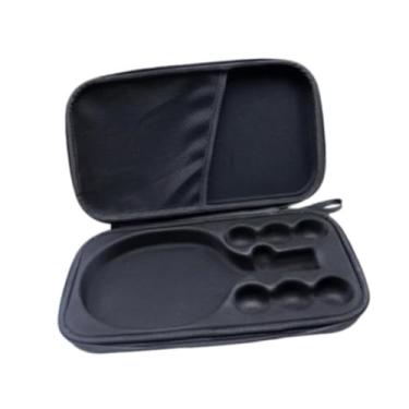 Imagem de UGPLM Bolsa de tênis de mesa, estojo para raquete de tênis de mesa, bolsa de armazenamento profissional prática, capa para raquete de pickleball para, Preto com Bandeja de Malha