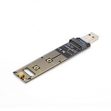 Imagem de Adaptador USB M.2 NVME SSD Portátil de Alta Velocidade 10 Gbps Bridge Chip WD Preto Crucial PCBA