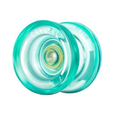 Imagem de Ioiô Profissional MagicYoyo K2 Cristal Translúcido com Rolamento – Yoyo de Alta Performance (Verde Claro)