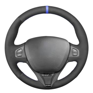 Imagem de MEWANT Capa de volante de camurça preta para Renault Clio 4 IV 2012-2016 / Captur 2013-2016