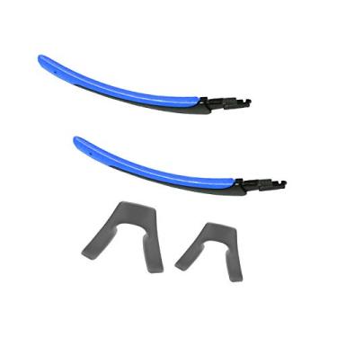 Imagem de Almofadas de nariz de substituição e controle deslizante para óculos de sol Oakley Flight Jacket OO9401/Field Jacket OO9402 - Azul