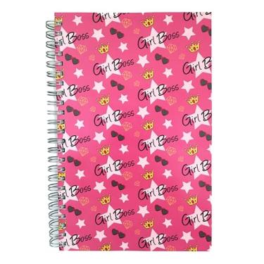 Imagem de Coast Pop Caderno espiral para crianças – Caderno de composição pautado para faculdade de 80 páginas – Caderno fofo infantil de 14 x 21 cm – Desenhos coloridos – Ideal para escrever, notas, diário –