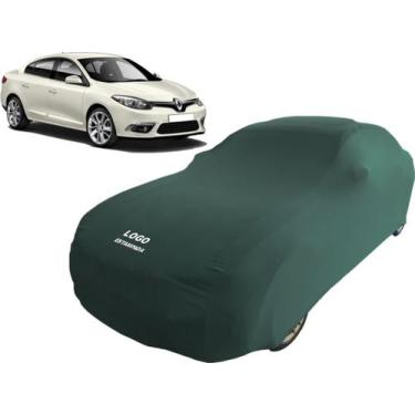 Imagem de Capa Renault Fluence Tecido Lycra Macio Não Risca Pintura - Mz, Verde