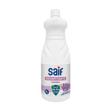 Imagem de Desinfetante Lavanda 1L Saif - Mata 99,9% dos Fungos e Bactérias