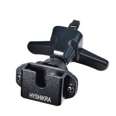 Imagem de Suporte de rádio de carro, suporte de microfone de saída de ar super estável com clipe de gancho de metal para junta esférica e design antiderrapante para microfone walkie-talkie BaoFeng pxton Yaesu