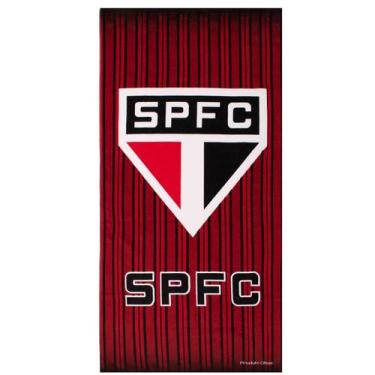 Imagem de Toalha De Banho E Praia Time Aveludada São Paulo Oficial - Buettner