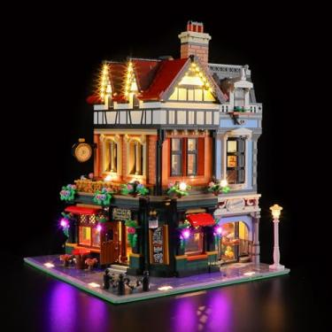 Imagem de YEABRICKS Kit de luzes LED para-10350 Icons canto Tudor modelo de blocos de construção (excluindo o kit de construção)
