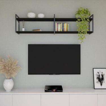 Imagem de Nicho estilo industrial prateleira sala prateleira de parede suporte p
