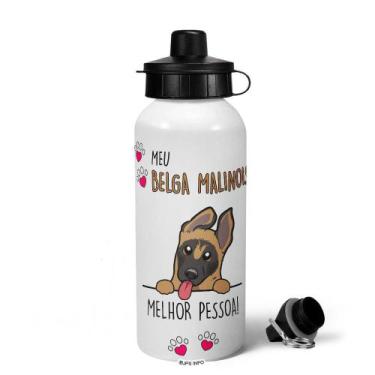 Imagem de Garrafa Squeeze MQ - Meu Belga Malinois, melhor pessoa! - JPS INFO