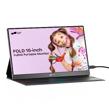Imagem de Mobile Pixels novo monitor portátil dobrável 15,6 polegadas FHD 1080p monitores de viagem para laptop, plug and play, monitor extensor de tela de laptop compatível com macOS/Windows/Android/Switch